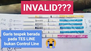 CONTOH TESPEK INVALID ❌ || GARIS TESPEK BERADA di TES LINE