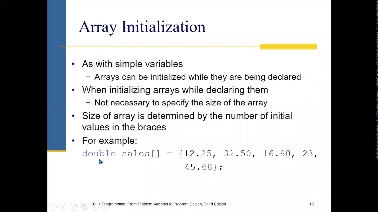 Ch 5 Arrays Part 2 - YouTube
