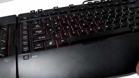 Microsoft Sidewinder X6 Gaming Keyboard Overview
