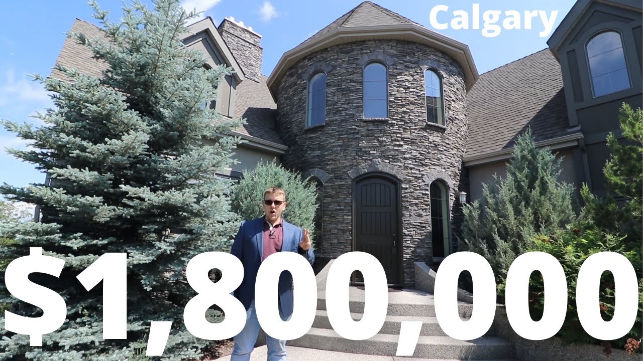 1,800,000 House in Calgary Canada Luxury Home Tour YouTube