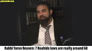 Rabbi Yaron Reuven 7 Noahide Laws Are Really Around 60