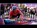 Live electronic dance music on the streets of berlin  tribalneed  roland juno 106  didgeridoo edm