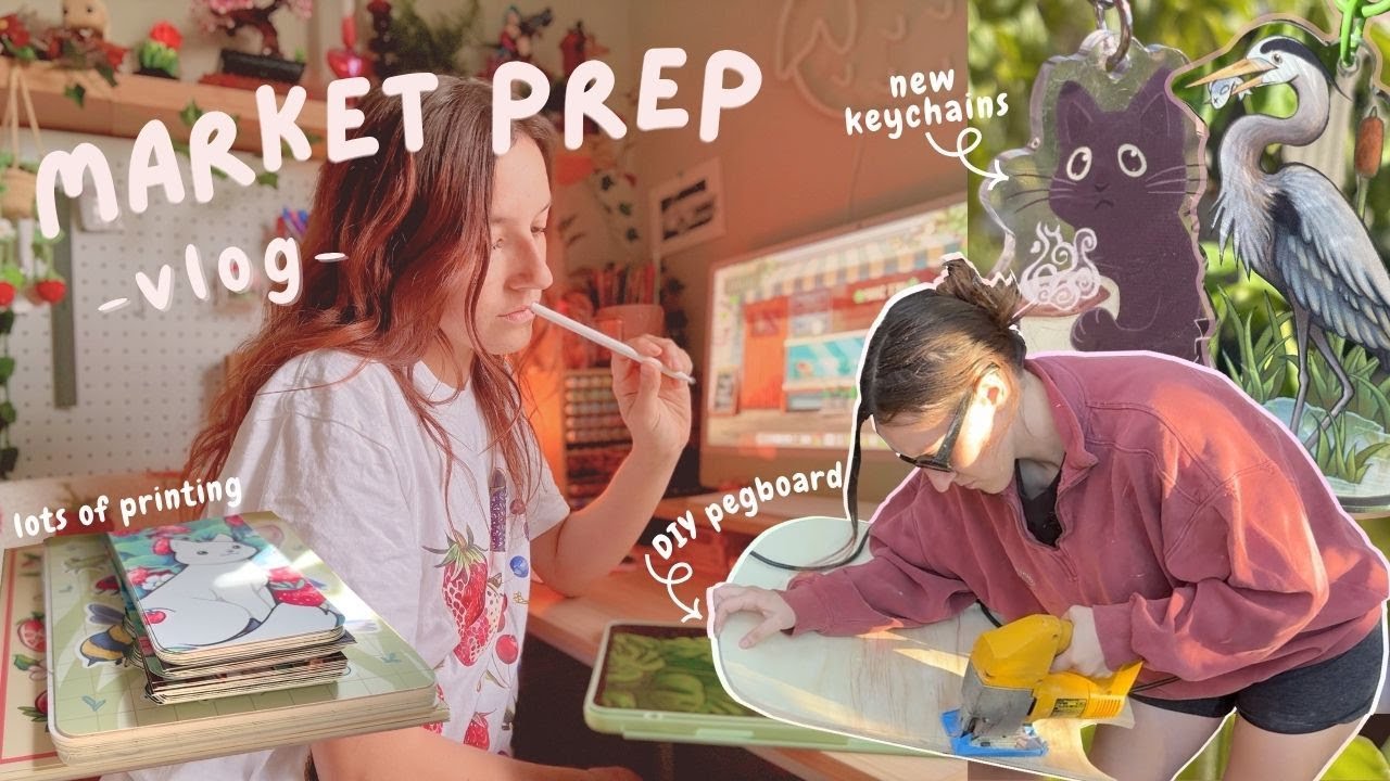 Подготовка к выходу на рынок! ♡ Разработка брелоков, самодельных перфорированных панелей, полигра...