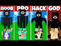 Minecraft Battle: DOORS ROBLOX BUILD CHALLENGE - NOOB vs PRO vs HACKER vs GOD Minecraft Animation