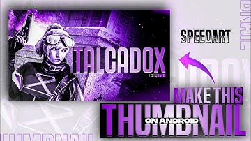 SPEEDART#4(MAKE THIS AMAZING THUMBNAIL FOR PUBG MONTAGE)