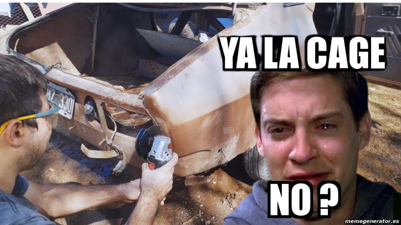 Renault 12 turbo corte el guardabarros