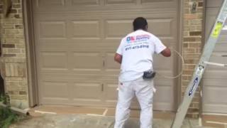 Exterior Cross Tie Spray House Painting Dry Dock SW 7502