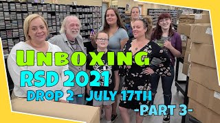 Unboxing Record Store Day 2021 Drop 2 - July 17th - Vinyl Records - RSD