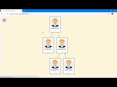 Video Tự Thiết Kế Gia Phả dòng họ - Sổ Gia Phả, tổ tiên,... - youtube