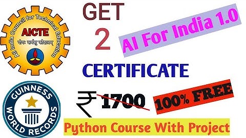 Free Python Course | AICTE | GUVI | World Record Event | 100% FREE