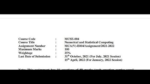 IGNOU MCA MCSE 004 Solved Assignment 2021-22|Solved Paper Ignou MCA Solution December 2021-June 2022