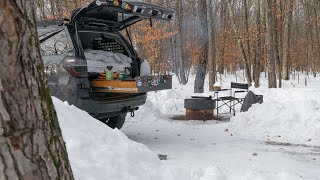 WINTER CAMPING in the Snow | Much Harder Than I Thought...