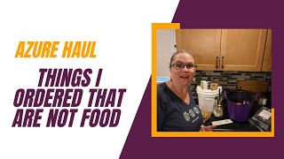 Azure Haul // Azure sells things that are not food?