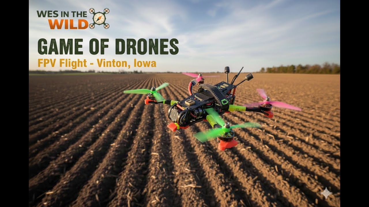 Game of Drones | FPV Flight Over Iowa Fields | Sunset Cinematic