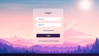 Create a Responsive Login Page Using HTML &amp; CSS | Emulous Learning #viralvideo #viral