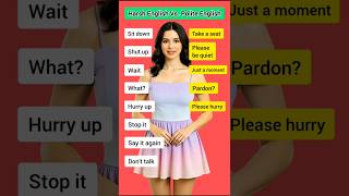 Harsh English Vs Polite English  Speak Like A Native Speaker learnenglish politeenglish shorts