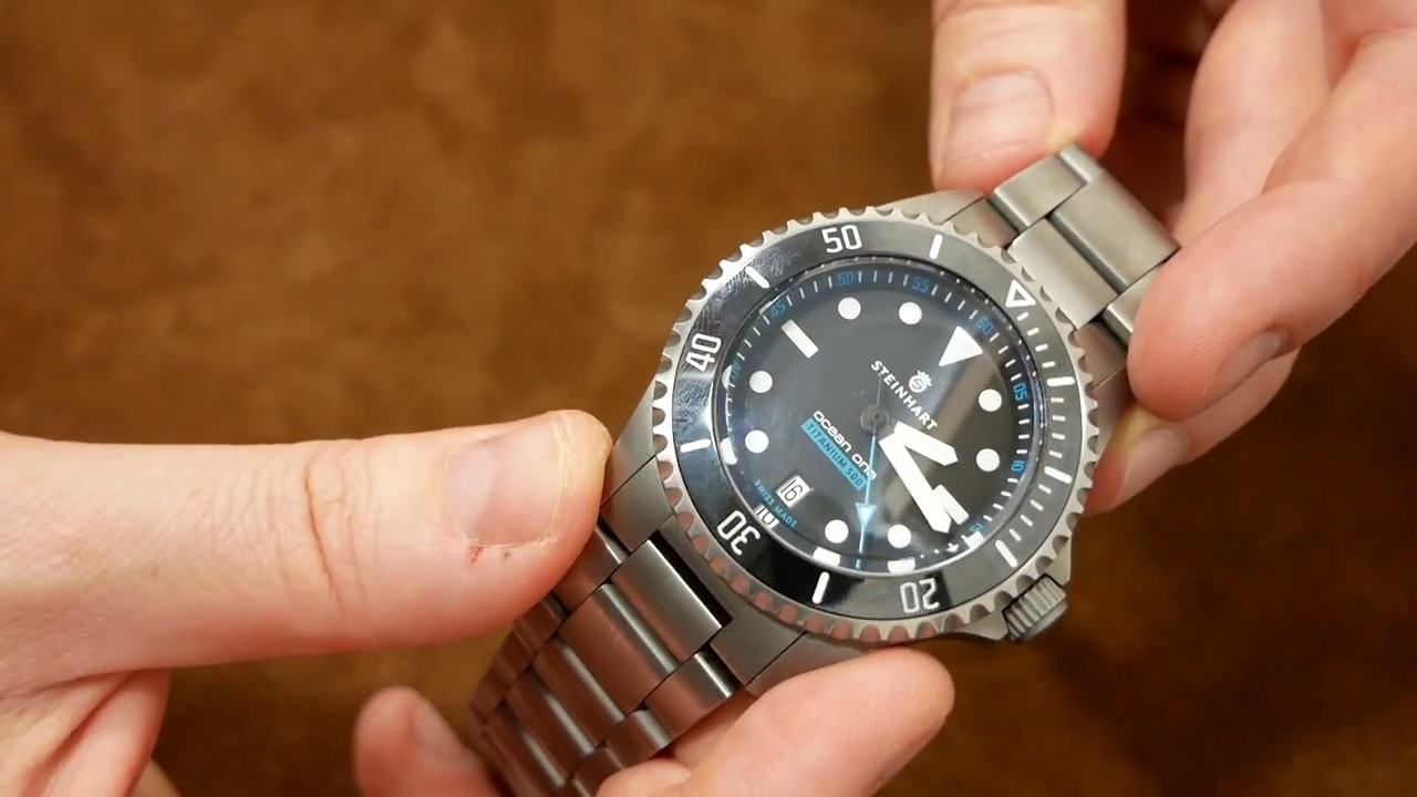 STEINHART Ocean One Titanium 500 Premium | Taucheruhr Diver Watch Clock |  ETA 2892-A2