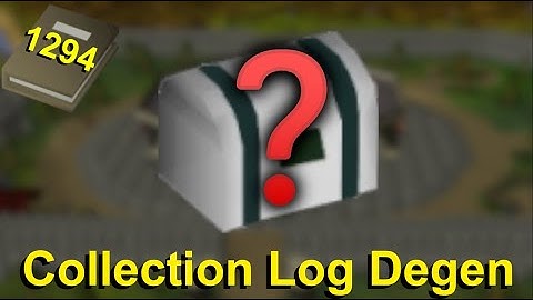 My First 3rd Age Item on my Ironman ~ Ironman Collection Log Degen E94