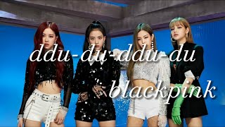 (BLACKPINK♡) ddu-du ddu-du (letra fácil easy lyrics)(line distribution) 4K