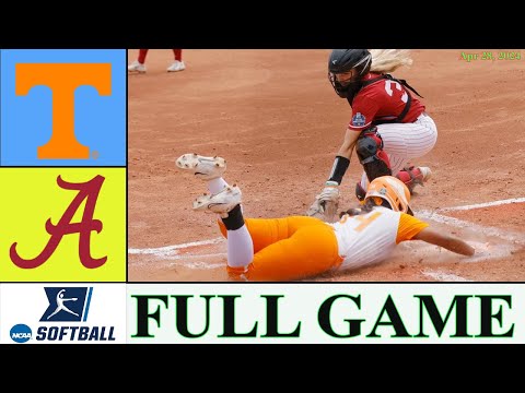 Tennessee vs Alabama  softball FULL GAME | Apr 27,2024 | College Softball 2024