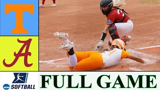 Tennessee vs Alabama  softball FULL GAME | Apr 27,2024 | College Softball 2024