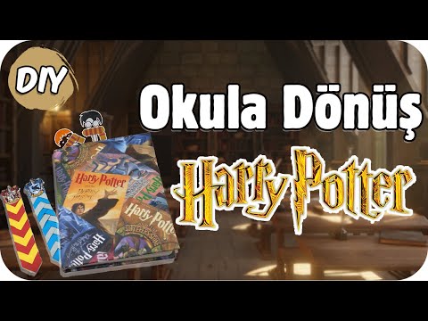 Okula Dönüş Fikirleri | Harry Potter Kırtasiye Eşyaları Tasarladık! ✂⚡️