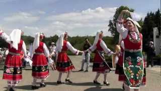 MIKULČICE-PAMÁTNÍK VELKÉ MORAVY:Svátek Bulharů-vystoupení bulharského souboru PIRIN 3.