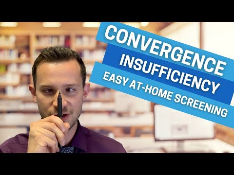 Convergence Insufficiency: Easy At-Home Screening