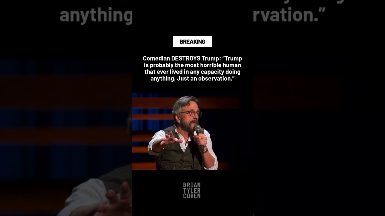 OMG: Comedian DESTROYS Trump live on stage