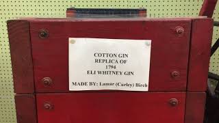 Eli Whitney Cotton Gin replica