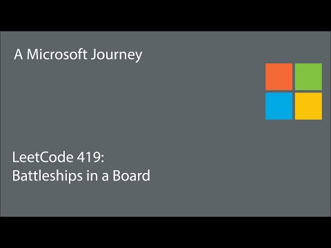 LeetCode 419 - Battleships in a Board