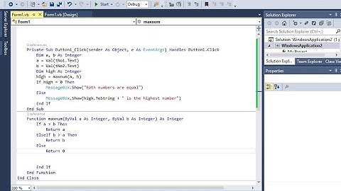program to find the highest number in vb.net