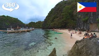 360 VR Beach Walk on Matinloc Island in El Nido, Palawan, Philippines by 360 Tour 268 views 1 year ago 6 minutes, 34 seconds