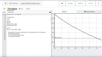 The Ladder Problem Part II: What happens as you change the lean angle?