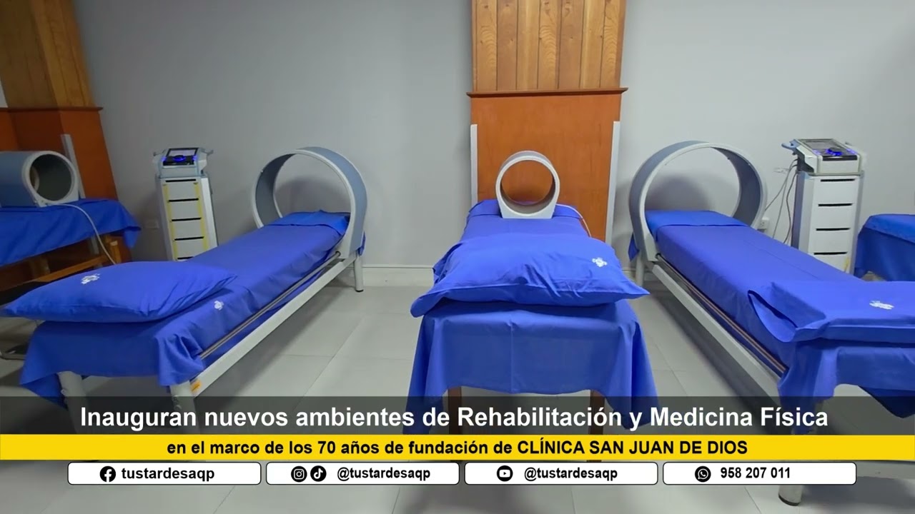 Clinica San Juan de Dios ampplió sus intalaciones de medicina física y  rehabilitación