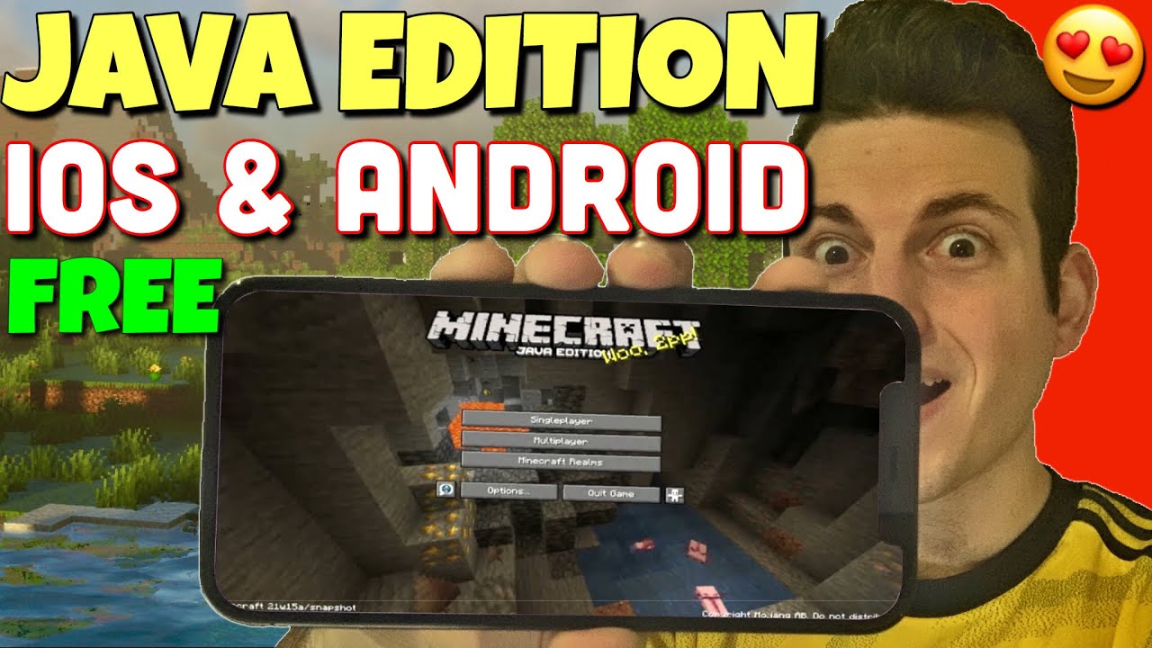 How To Play MINECRAFT JAVA EDITION On Any iOS & Android Device (100% Legal)  EASY Working Tutorial 