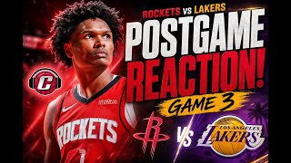 Houston Rockets vs LA Lakers Game 3 Postgame | Kevin Durant OUT again!