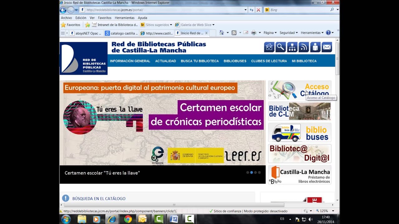 Contenidos Biblioteca