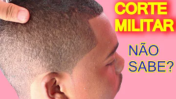 Como fazer um corte de cabelo militar?