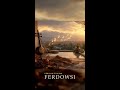 Ferdowsi - Section 10 - Founding the Book | Persian Poetry Into Song #Shorts