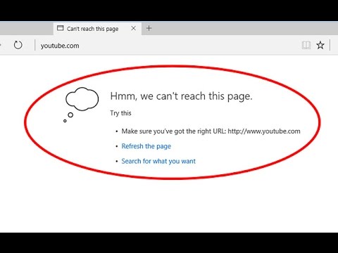 How To Fix Hmm,we Can't Reach This Page.Try This On Microsoft Edge In Windows 10