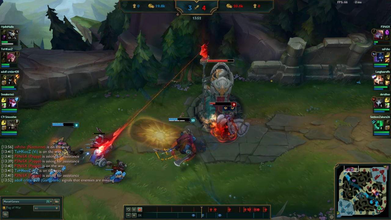 League of Legends - Spaghetti code towers.