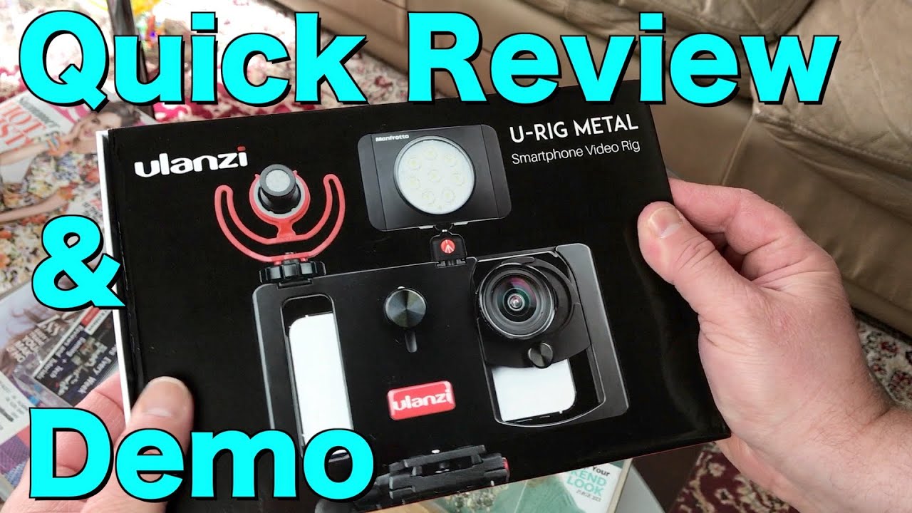Ulanzi U-RIG Review , Mobile Video Rig . Mobile Video Recording