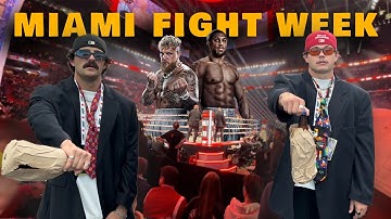 JAKE PAUL VS ANTHONY JOSHUA FIGHT WEEK