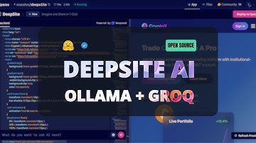 DeepSite + Ollama + Groq + DeepSeek v3.1: Best Free AI Website Builder Local Install