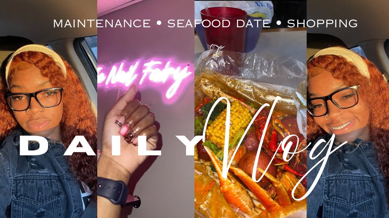 NAYS MARCH MADNESS 🎀 | DAILY VLOG | nail appointment | seafood boil | shopping | SIMPLY JANAY