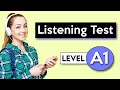 A1 listening test  english listening test