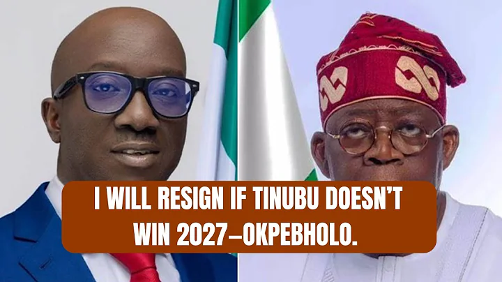 BREAKING: I will Resign if Tinubu Doesn’t win 2027—Okpebholo.