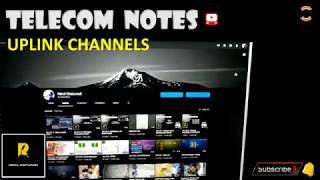 TN LTE 5. Uplink Channels