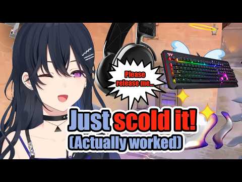 Uruha Guilt Tripping Her Keyboard To Work With Just Words【VSPO / Eng Sub】